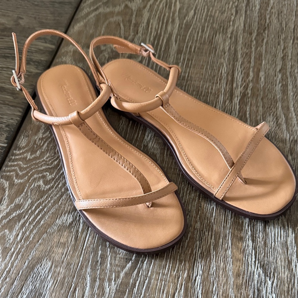 Madewell Tan Leather Women's Sandals